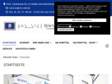 Screenshot der Domain rhz-zell.de