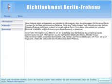 Screenshot der Domain richtfunkmast-frohnau.de