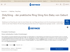 Screenshot von ring-sling.de