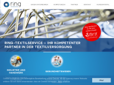 Screenshot der Domain ring-textilservice.de