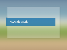 Screenshot der Domain riupa.de