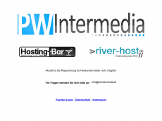 Screenshot der Domain river-host.de