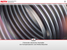 Screenshot der Domain roth-kompensatoren.de