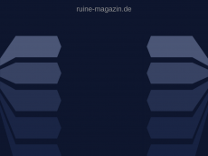 Screenshot der Domain ruine-magazin.de
