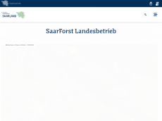 Screenshot der Domain saarforst.de