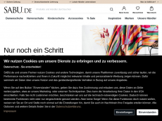 Screenshot der Domain sabu.de