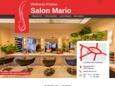 Screenshot der Domain salonmario.de