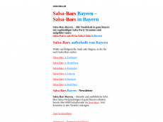 Screenshot der Domain salsa-bars.de