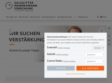 Screenshot der Domain salzgitter-mannesmann-forschung.de