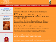 Screenshot der Domain salzgrotte-dortmund.de