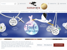 Screenshot der Domain samavaya.de