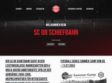Screenshot der Domain sc08schiefbahn.de