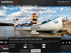 Screenshot von scandinavienreisen.de