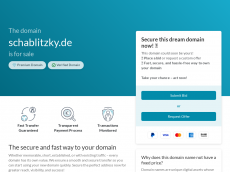 Screenshot der Domain schablitzky.de