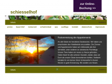 Screenshot der Domain schiesselhof.de