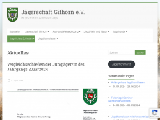 Screenshot der Domain schiessstand-westerbeck.de