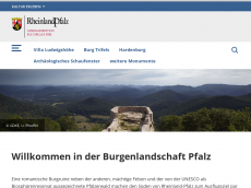 Screenshot der Domain schloss-hardenburg.de