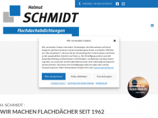 Screenshot der Domain schmidt-flachdachbau.de