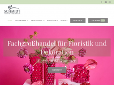 Screenshot der Domain schmidt-floristik.com