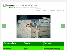 Screenshot der Domain schmidt-gartengeraete.de