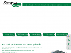 Screenshot der Domain schmidt-gartentechnik.de