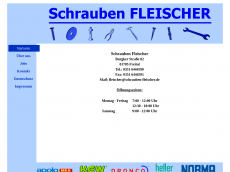 Screenshot der Domain schrauben-fleischer.de