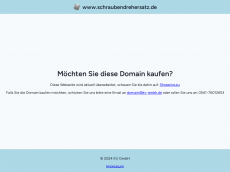 Screenshot der Domain schraubendrehersatz.de