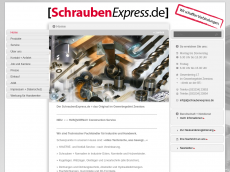 Screenshot der Domain schraubenexpress.de