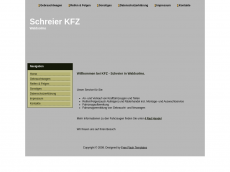 Screenshot der Domain schreier-kfz.de