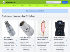 Screenshot der Domain schubsen.de