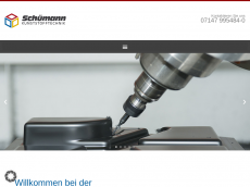 Screenshot von schuemann-gmbh.de
