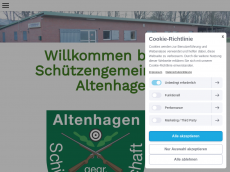 Screenshot der Domain schuetzen-altenhagen.de
