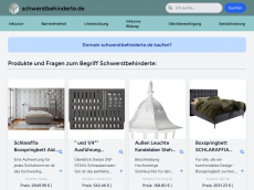 Screenshot der Domain schwerstbehinderte.de