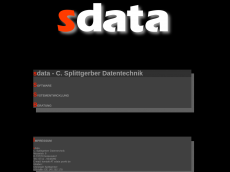 Screenshot der Domain sdata.de