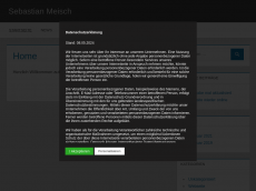 Screenshot der Domain sebastianmeisch.de