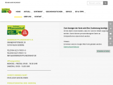 Screenshot der Domain seeberger-pflanzenhof.de
