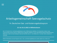 Screenshot der Domain seevogelschutz.de