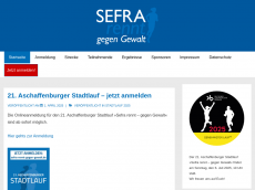 Screenshot von sefra-rennt-gegen-gewalt.de
