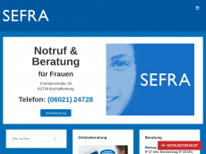 Screenshot der Domain sefraev.de