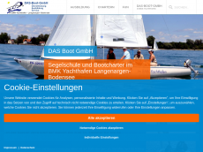 Screenshot der Domain segelschulebodensee.de