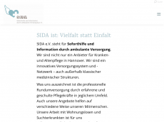 Screenshot der Domain sida-hannover.de