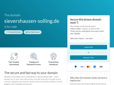 Screenshot der Domain sievershausen-solling.de