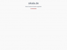 Screenshot der Domain sikala.de