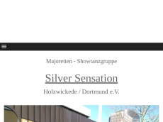 Screenshot der Domain silver-sensation.de