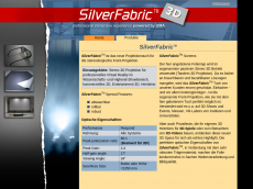 Screenshot der Domain silverfabric3d.de