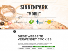 Screenshot der Domain sinnenpark.de