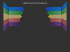 Screenshot der Domain sozialstation-rheinau.de