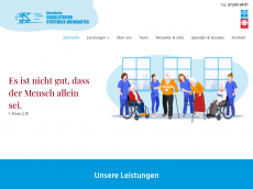 Screenshot der Domain sozialstation-stutensee-weingarten.de