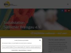 Screenshot der Domain sozialstation-suedlicher-breisgau.de