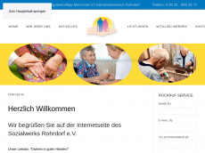 Screenshot der Domain sozialwerk-rohrdorf.de